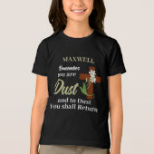 名前をカスタムする覚えて塵 | 灰（水） トライブレンドＴシャツ (正面)