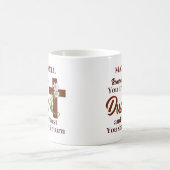 名前をカスタムする覚えて塵 | 灰（水） モーフィングマグカップ (中央)