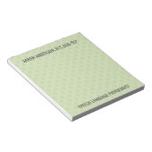 名前をカスタムする言語病理医SLP注意 ノートパッド (アングル)