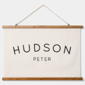 名前をカスタムする記号、ベビー名記号、子供部屋装飾 吊り下げ型タペストリー (正面)