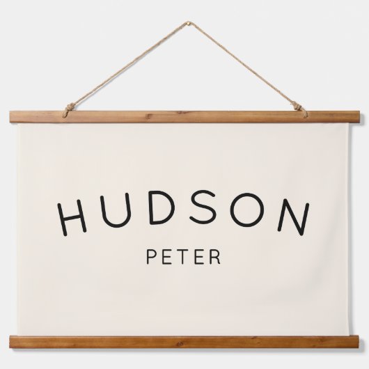 名前をカスタムする記号、ベビー名記号、子供部屋装飾 吊り下げ型タペストリー (正面)