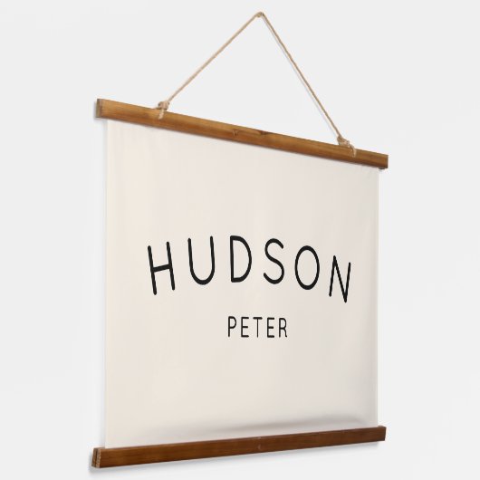 名前をカスタムする記号、ベビー名記号、子供部屋装飾 吊り下げ型タペストリー (傾斜あり)