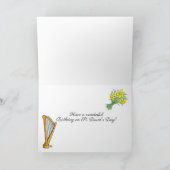 名前をカスタムする誕生日オンSt David's Day Card シーズンカード (内部)