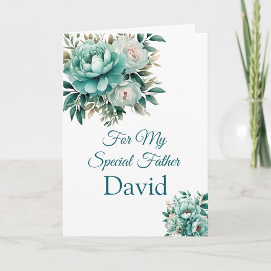 名前をカスタムする誕生日カード カード (正面)