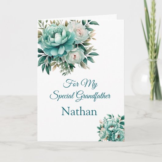 名前をカスタムする誕生日カード カード (正面)