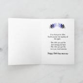 名前をカスタムする誕生日自転車、サイクルファン カード (内部)