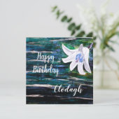 名前をカスタムする誕生日 カード (スタンド正面)