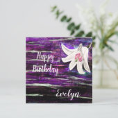 名前をカスタムする誕生日 カード (スタンド正面)