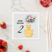 名前をカスタムする誕生日 スタンダードカクテルナプキン (インサイチュ)