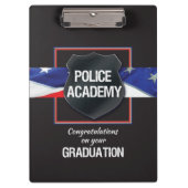 名前をカスタムする警察学院卒業 クリップボード (正面)