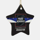 名前をカスタムする警察学院卒業 セラミックオーナメント (右)