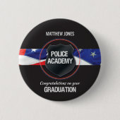 名前をカスタムする警察学院卒業 缶バッジ (正面)