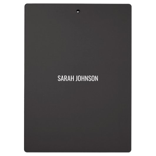 名前をカスタムする警察職員記念日 クリップボード (裏面)