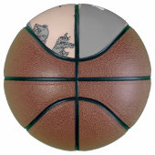 名前をカスタムする象を茶色に塗る バスケットボール (右)