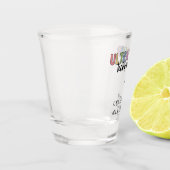 名前をカスタムする超音波検査技師ギフト ショットグラス (左)