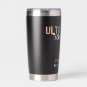 名前をカスタムする超音波検査技師ギフト 保温保冷タンブラー (正面)