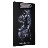 名前をカスタムする踊りカップル クリップボード (右)