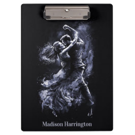 名前をカスタムする踊りカップル クリップボード