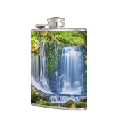 名前をカスタムする蹄鉄滝オーストラリアのフラスコ フラスク (左)