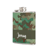 名前をカスタムする迷彩模様 フラスク (左)