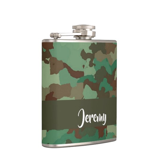 名前をカスタムする迷彩模様 フラスク (右)
