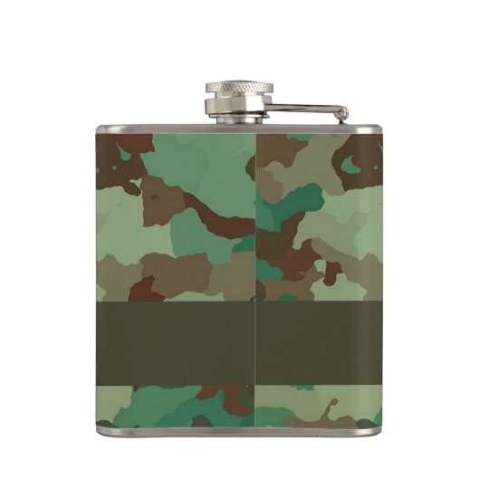 名前をカスタムする迷彩模様 フラスク