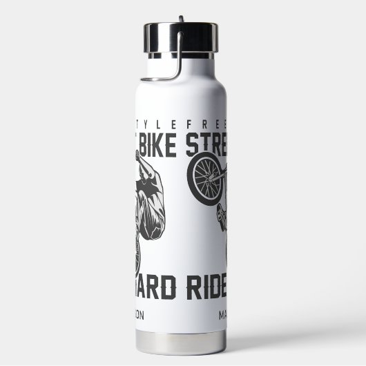 名前をカスタムする通り自転車 ウォーターボトル (右面)
