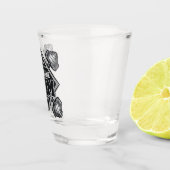 名前をカスタムする重量挙げホームクロスフィットジム ショットグラス (右)