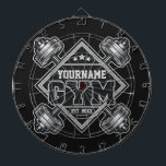 名前をカスタムする重量挙げホームクロスフィットジム ダーツボード<br><div class="desc">名パーソナライズされた前フィットネストレーナーセンターホームジカスタマイズム – お名前または文字付きカスタム!</div>