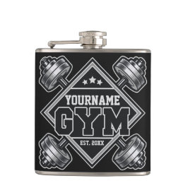 名前をカスタムする重量挙げホームクロスフィットジム フラスク