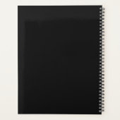 名前をカスタムする重量挙げホームクロスフィットジム プランナー手帳 (裏面)