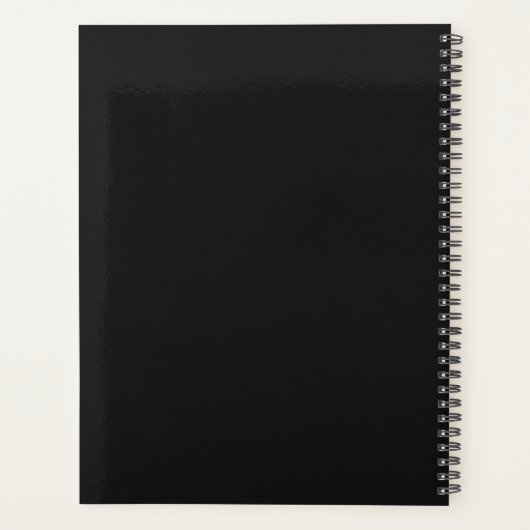 名前をカスタムする重量挙げホームクロスフィットジム プランナー手帳 (裏面)