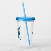 名前をカスタムする野球 アクリルタンブラー (左)