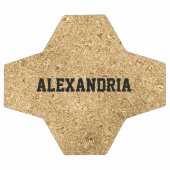 名前をカスタムする金ゴールドグリッターフォイルスパークル サッカーボール (フラット)