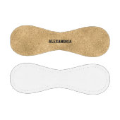 名前をカスタムする金ゴールドグリッターフォイルスパークル 野球ボール (パネル)