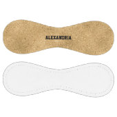 名前をカスタムする金ゴールドグリッター光箔 ソフトボール (パネル)