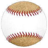 名前をカスタムする金ゴールドグリッター光箔 ソフトボール (裏面)