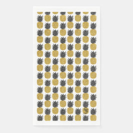 名前をカスタムする金ゴールドパイナップル使い捨て浴室