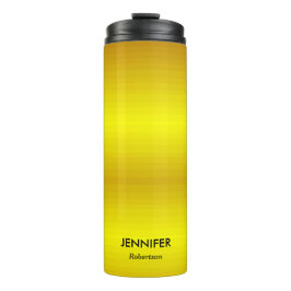 名前をカスタムする金ゴールド勾配 タンブラー