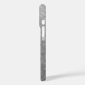 名前をカスタムする銀グリッターオーナメント模様 Case-Mate iPhoneケース (裏面 / 左)