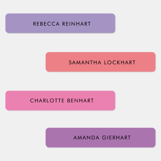 名前をカスタムする防水キカラフルッズ ラベル (グループ)