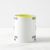 名前をカスタムする電気技師ギフトおもしろい電気技師プン マグカップ (中央)