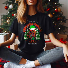 名前をカスタムする顧客サービス小妖精や小人 パーソナライズされた Tシャツ