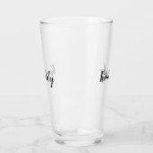 名前をカスタムする飲料ガラス タンブラーグラス (左)