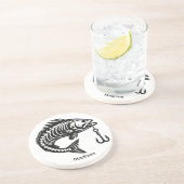 名前をカスタムする魚 コースター (側面)