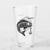 名前をカスタムする魚 タンブラーグラス (正面)