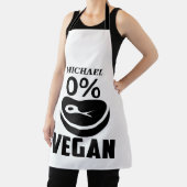 名前をカスタムする0 %ビーガン エプロン (インサイチュ)