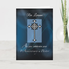 名前をカスタムする1周年牧師 カード