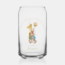 名前をカスタムする1歳の誕生日ピーター・バルーンありがとう