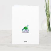 名前をカスタムする18誕生日バタフライガーデンカード カード (裏面)